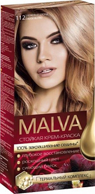 Malva Hair Color №112 бежевый блонд