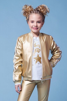 Бомбер Zironka р.116 золотой 48-9003-1 