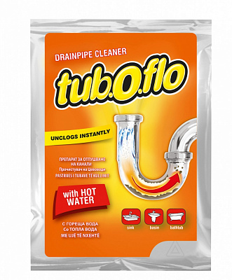 Засіб для чищення труб для чищення труб Tub.o.flo with hot water 60 г