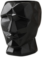 Ваза керамічна Nana ceramics Кай 19 см чорний муар 