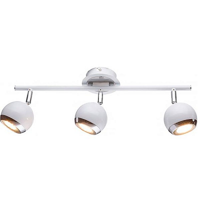 Спот Accento lighting 3x28 Вт GU10 хром/білий