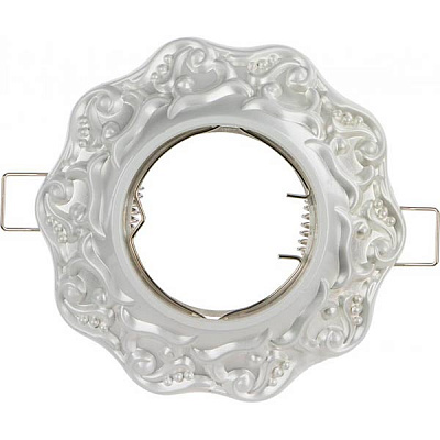 Светильник точечный LightMaster GU5.3 жемчужное серебро DL6241 жемчужне срiбло 