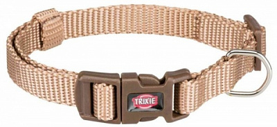 Нашийник Trixie для собак Premium нейлон карамель XXS-XS 15-25 см / 10 мм 202114