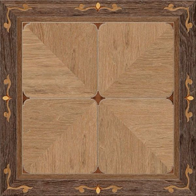 Плитка Golden Tile Valencia 1А7870 коричневая 400х400 мм