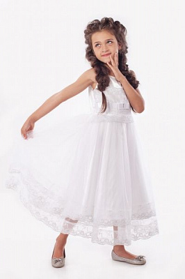Платье Sasha р.116 белый 3575/1 