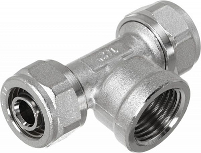 Трійник Bonomi (гайка) O16 х 1/2В х 16