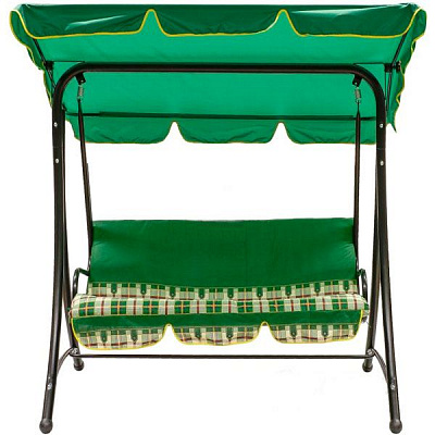 Качели садовые Underprice Келли шотландка 200х113х165 см