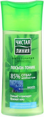 Лосьон Чистая Линия Василек для нормальной и комбинированной кожи 100 мл