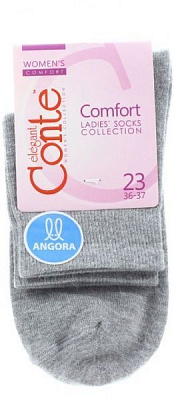 Шкарпетки Conte 14С-114СП 000 Comfort 000 р. 23 сірий