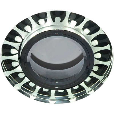 Светильник точечный Blitz с LED-подсветкой MR16 35 Вт GU5.3 6000 К хром BL 221S3 CH+WH 