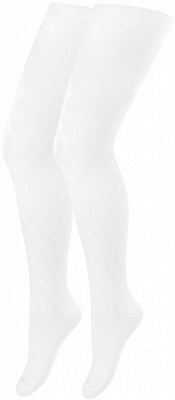Колготки для девочек Duna 4370р.122-128 белый 