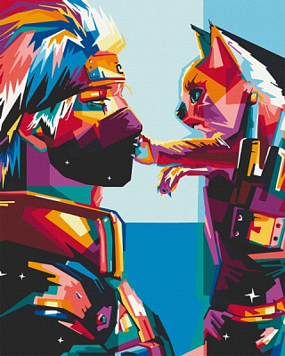 Картина по номерам Какаши. Фан-арт 10260-AC 40х50 см ArtCraft 