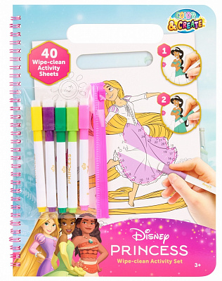 Набір-розмальовка Disney з маркерами, що стираються Princess Актівіті DP252410