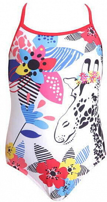 Купальник для дівчаток Conte E Giraffe р.122-128 /60 см червоний