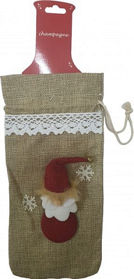 Прикраса новорічна для пляшки 28 см 91977-PN