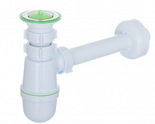 Сифон для умивальника ScandiSPA різьбовий випуск, труба L200/D32mm
