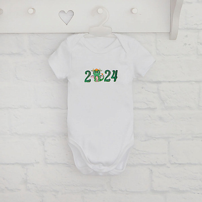 Боді дитяче унісекс Blanka 2024 р.92 білий 110377