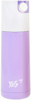 Термочашка 370 мл YES Pastel фіолетовий 706725