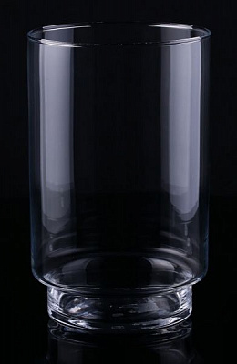 Ваза стеклянная прозрачная 12х19 см Wrzesniak Glassworks
