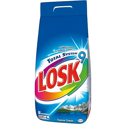 Пральний порошок Losk Automat Intensiv Гірське озеро 9 кг