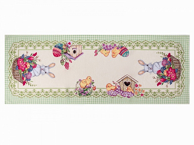 Дорожка (раннер) гобелен Peeps 40x100 см мульти 