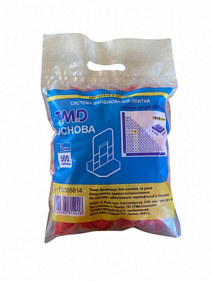 Система выравнивания плитки TMD 2 мм 500 шт
