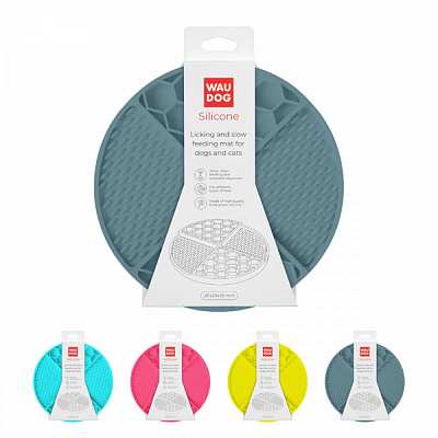 Коврик Waudog Silicone 211х211х30 мм серый