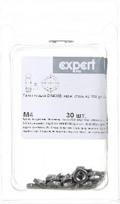 Гайка М4 30 шт DIN439B