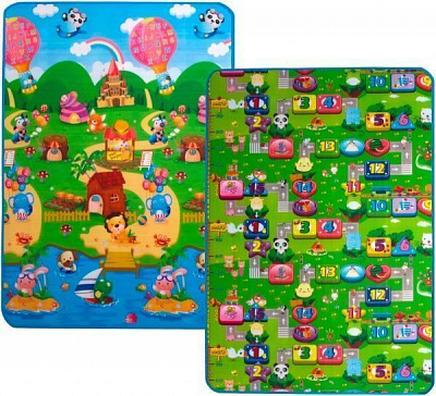 Развивающий коврик Limpopo «Солнечный день и цветные цифры» 150х180 см