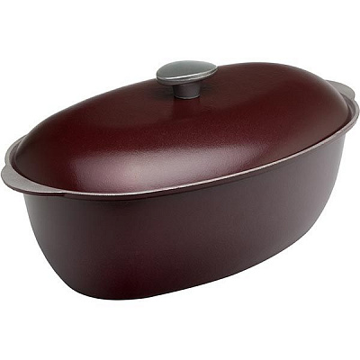 Гусятниця Біол Бордо з кришкою 6 л