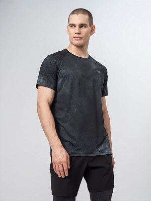 Футболка 4F FUNCTIONAL T-SHIRT TSMF011 H4Z22-TSMF011-90A р.S черный меланж