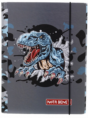 Папка для тетрадей на резинке Dinosaur 200х250 Nota Bene 