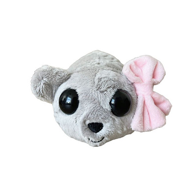 Мягкая игрушка подарочная INKATOYS Хомяк-печалька (муз), 16 см 7046 Серая HOM0_SU