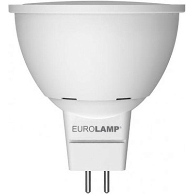 Лампа светодиодная Eurolamp 5 Вт MR16 матовая GU5.3 220 В 4000 К LED-SMD-05534(E)dim 