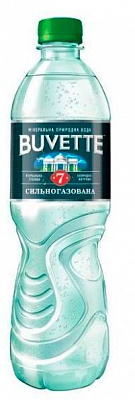 Вода минеральная Buvette №7 сильногазированная 0,5 л 