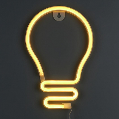 Неонова вивіска Luna LUDS-NEO-50 Лампочка теплий білий/червоний/рожевий