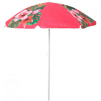 Зонт пляжный Indigo Цветы розовый 2 м