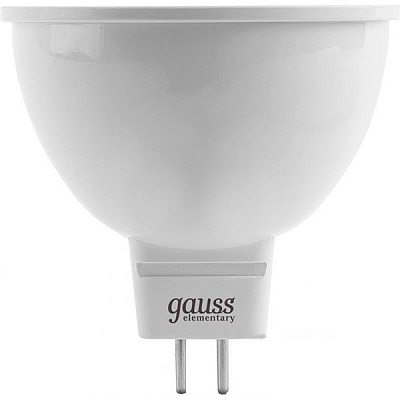 Лампа светодиодная Gauss Elementary 13514 3.5 Вт MR16 матовая GU5.3 220 В 2700 К 