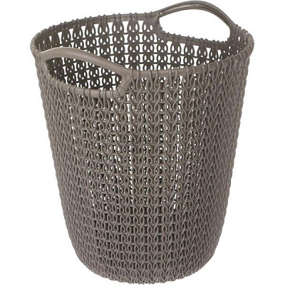 Корзина для бумаги Knit 230094 коричневый 7 л коричневый 230094