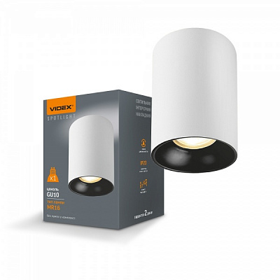 Светильник точечный Videx VL-SPF14A-WB GU10 белый 27154 