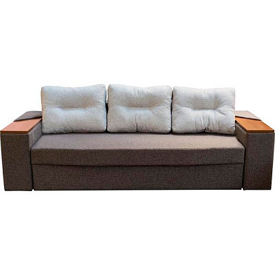 Диван прямий Берегиня Акорд з нішею 2500x1050x740 мм коричневий