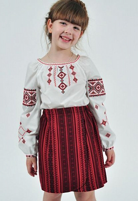 Спідниця-плахта Гармонiя р.152 червоний 33431