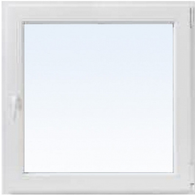 Вікно поворотно-відкидне Aluplast IDEAL 2000 60 600x600 мм праве