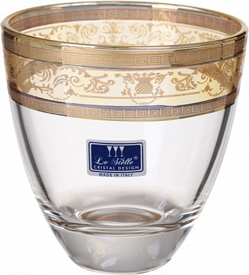 Набір склянок низьких Ludovica Melania Gold 365 мл 6 шт. Vema