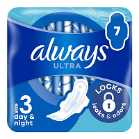Прокладки Always Ultra Day&Night (Размер 3) 7 шт.