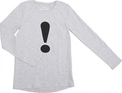 Футболка для девочек LINCOLN&SHARKS 4H3908 р.152 серый 