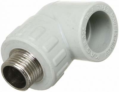 Коліно із зовнішнім різьбленням ETS ППР d25x1/2”