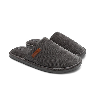 Капці домашні Twins HS-OZ вельветові р.40/41 сірий