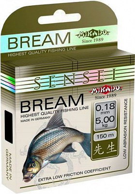 Волосінь Mikado 30м 0,14мм 3,3кг Sensei Bream