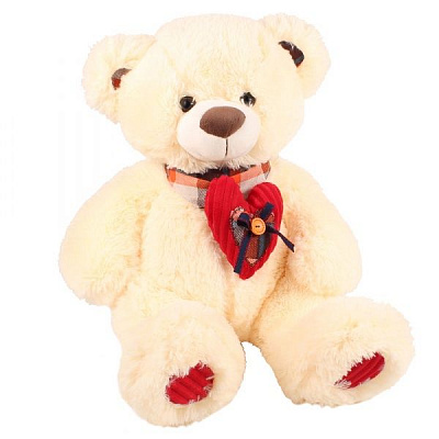 М'яка іграшка Копиця Ведмедик Бублик 01 світлий 60 см 21003-3